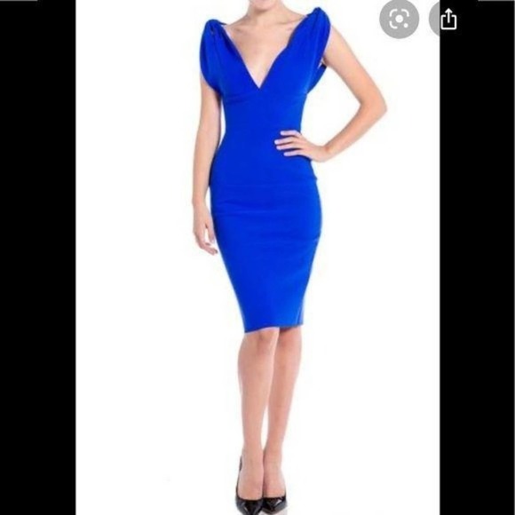Diane Von Furstenberg Dresses & Skirts - Diane von Furstenberg Mula wool dress blue 4